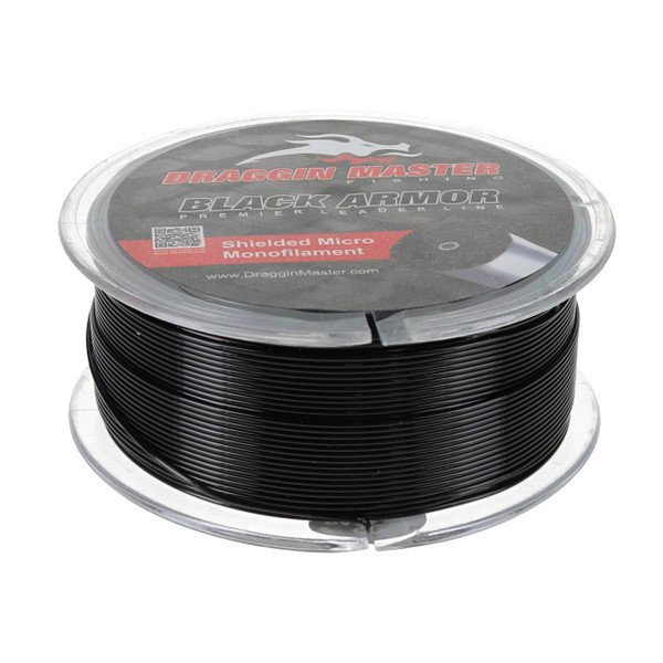 Draggin Master Black Armor Premier Leader Line spool by itself