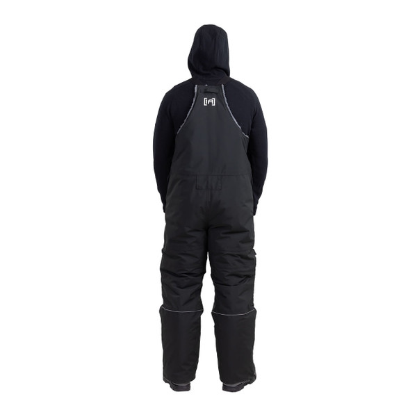 IceArmor Men's SubZero Float Bib color Black back view