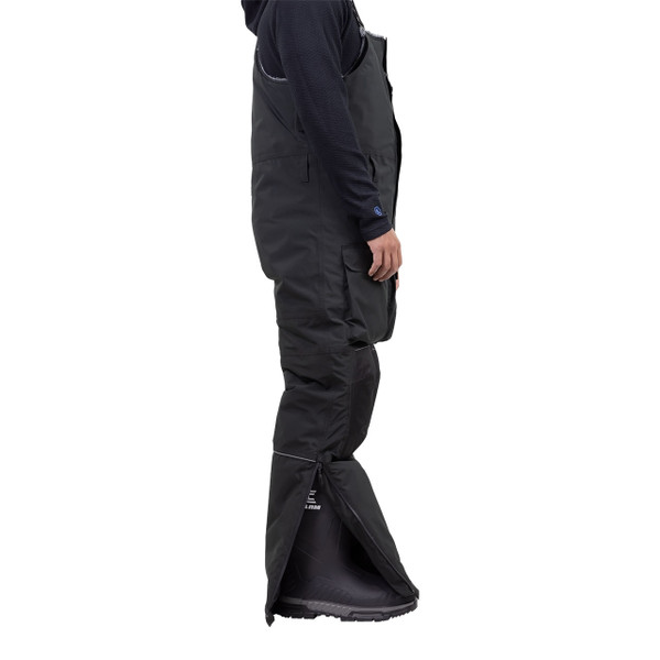 IceArmor Men's SubZero Float Bib color Black side view