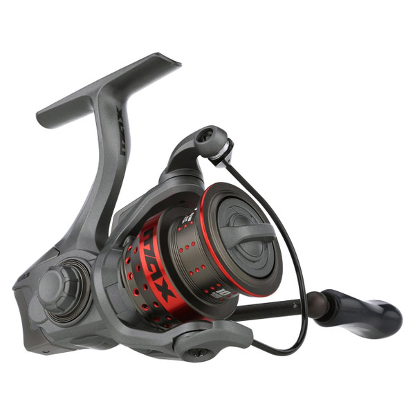 Abu Garcia Max Elite Spinning Reel front angle view