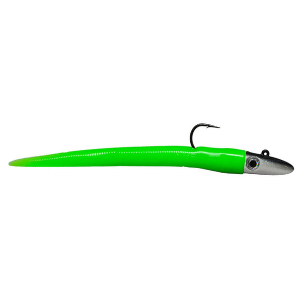 RonZ Lures Orignal Series Rigged Soft Bait color Green Glow