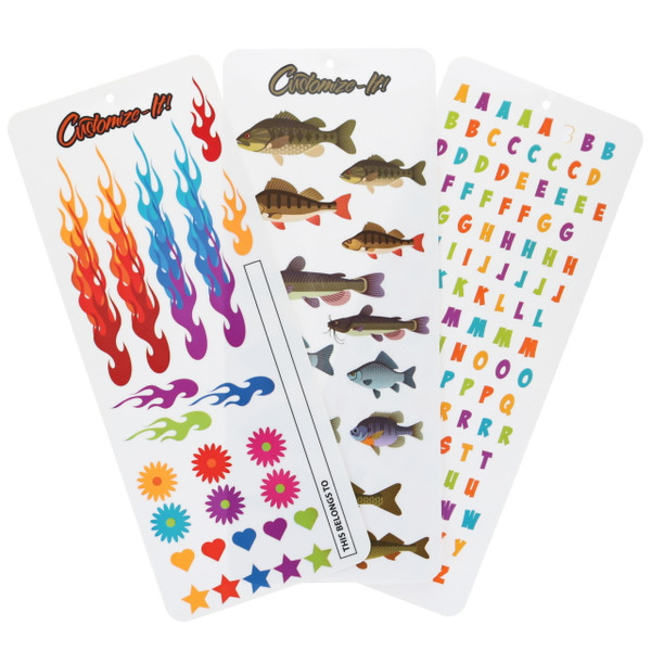 Shakespeare Customize-It Spincasting Combo included stickers