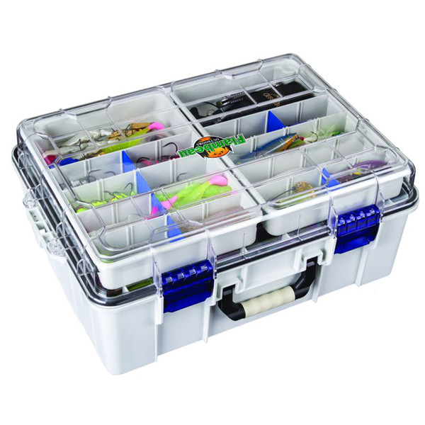 Flambeau 4000 Waterproof Satchel display items within satchel not included