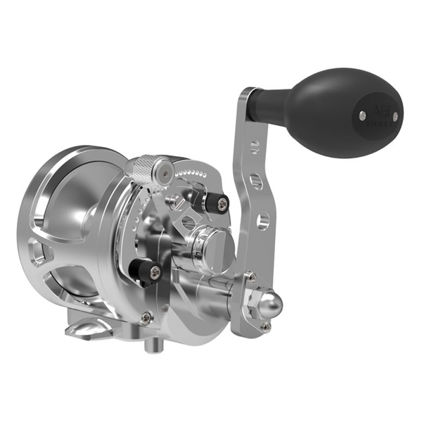 Avet MXJ G2 Lever Drag Conventional Reel color Silver right hand with Glide Plate