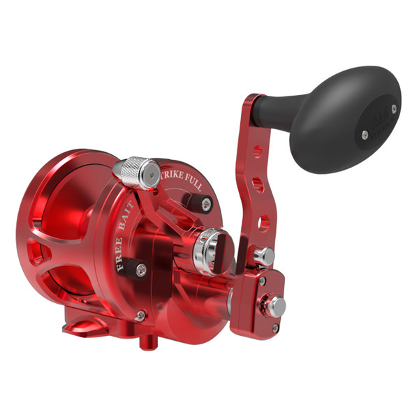 Avet MXJ G2 Two-Speed Lever Drag Conventional Reel color Red right hand without Glide Plate