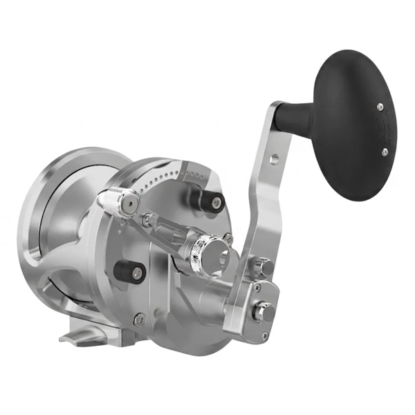 Avet JX Raptor Plus Two-Speed Lever Drag Conventional Reel color Silver Right Hand