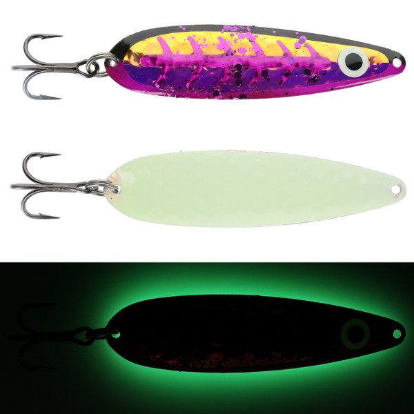 Beaver's Lures Magnum Trolling Spoon color Summer Nights