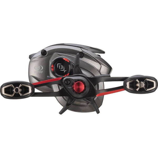 13 Fishing Shyft Casting Reel close up of handle