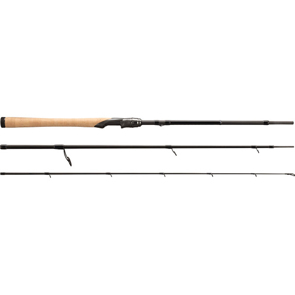 13 Fishing Trvl Spinning Rod model TRVLS7MH-F-FG-3 handle type C showing all pieces