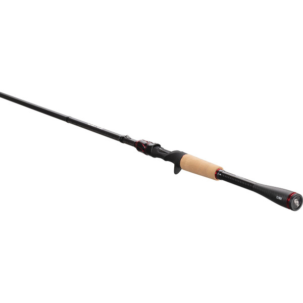 13 Fishing Enzo Casting Rod model ENZOC68M-F handle type A close up of handle
