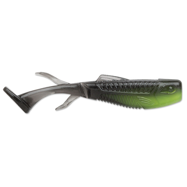 Rapala CrushCity Sizzle Shad color Black Chartreuse