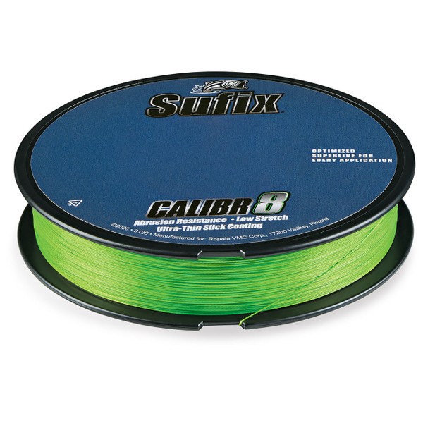 Sufix Calibr8 Braided Line color Neon Lime
