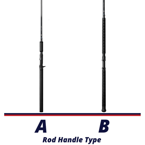 Daiwa North Coast Casting Rod handle comparison chart