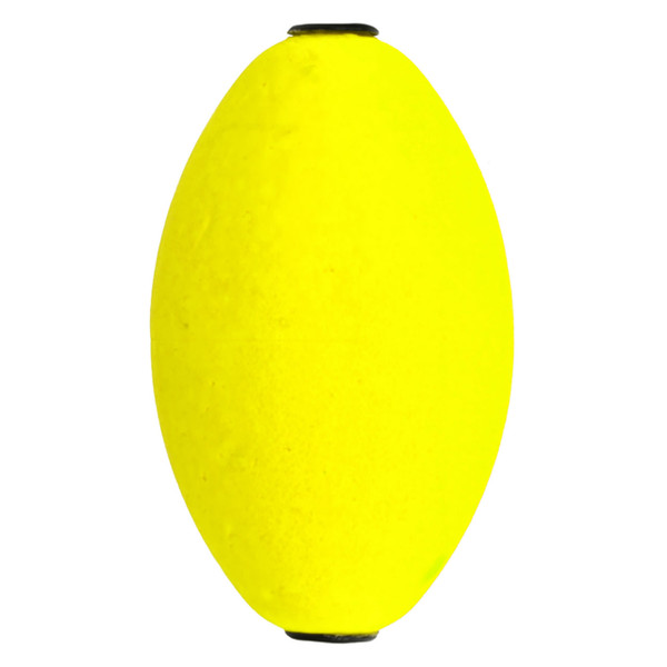 Eagle Claw Foam Oval Slip Float color Yellow