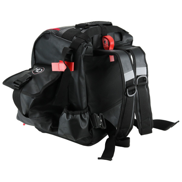 HD Innovations Shuttle Bag at an angle showing the back