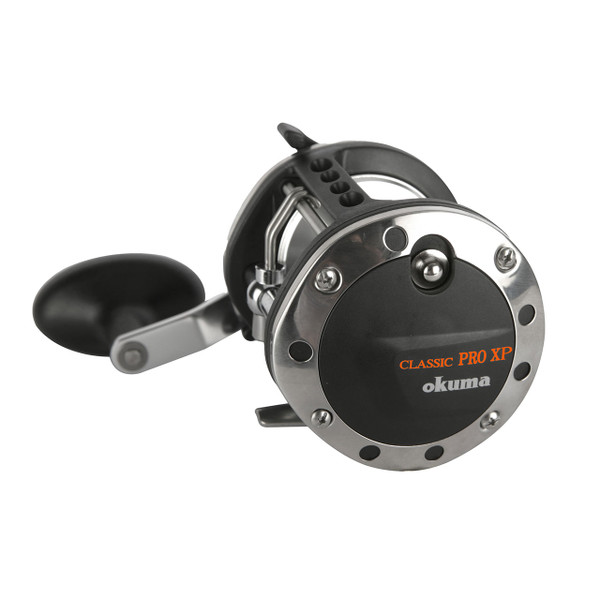 Okuma Classic Pro XP Levelwind Reel side view