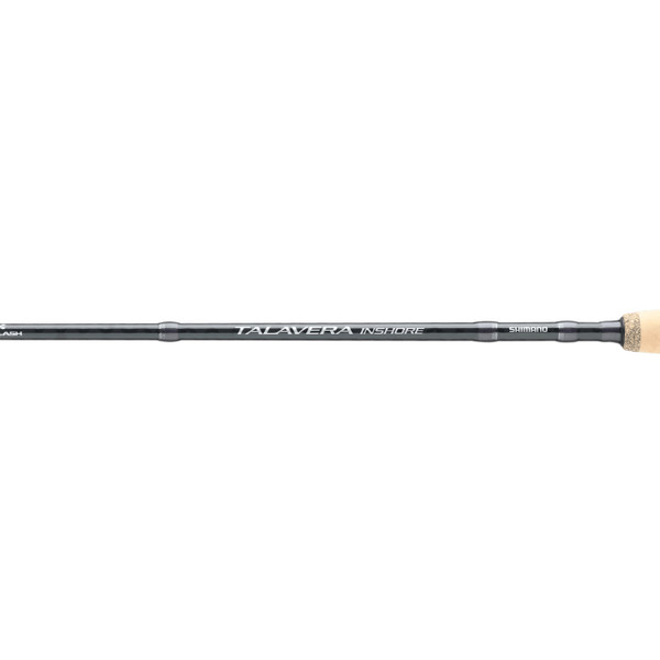Shimano Talavera D Inshore Spinning Rod Talavera Inshore logo on rod blank