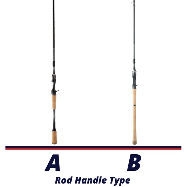 Shimano Poison Glorious Casting Rod handle comparison chart