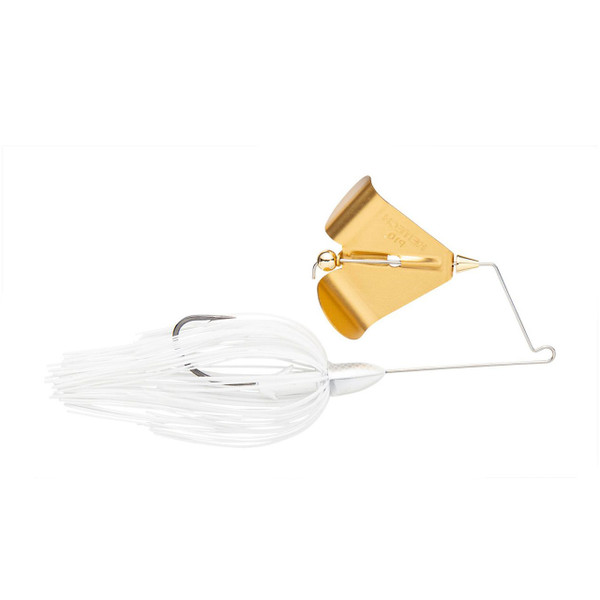 Keitech Tee Bone Buzzbait color White - Gold Blade