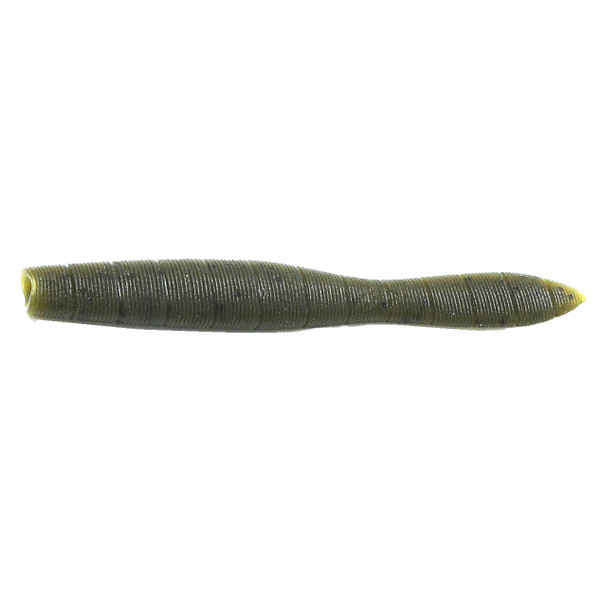 Nikko Sinking Leech Soft Bait color Green Pumpkin