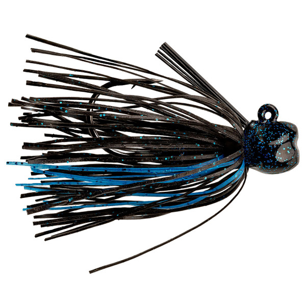 Strike King Bitsy Football Jig color Black & Blue