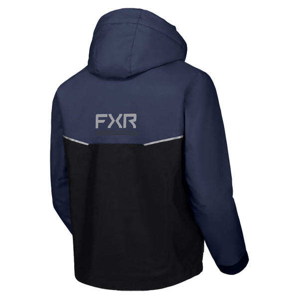 FXR Men's Evolution FX Jacket color Black-Midnight back