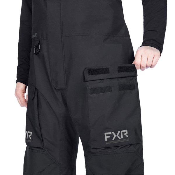 FXR Men's Evolution FX Bibs close up of pocket