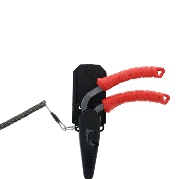 Bubba Blade Forged Pistol-Grip Pliers front view of 6 1/2 in. model in holder