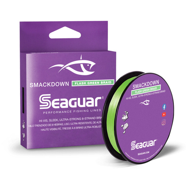 Seaguar Smackdown Braid color Flash Green