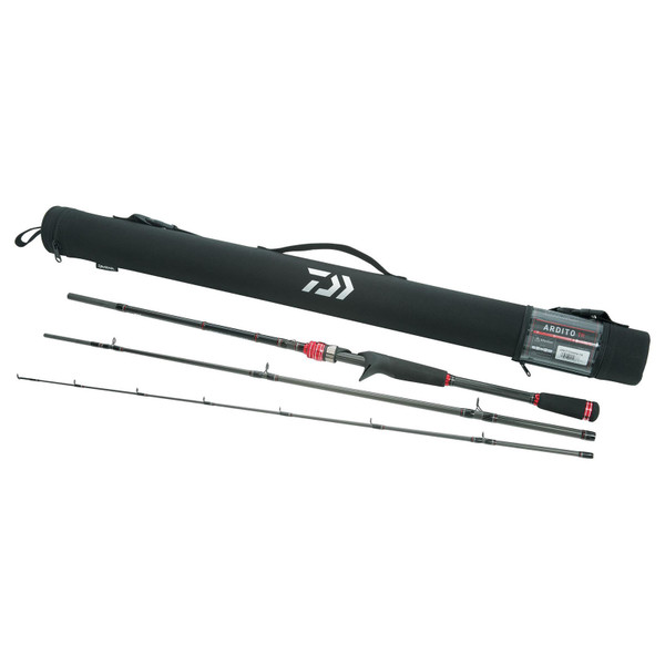 Daiwa Ardito-TR Travel Casting Rod ARDT703MFB-TR and travel case