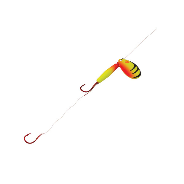 Northland Pro Walleye Float'N Crawler Harness color Fire Perch