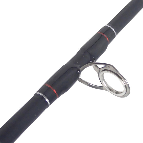 BnM Fishing Buck's Graphite Jig Rod close up of guide