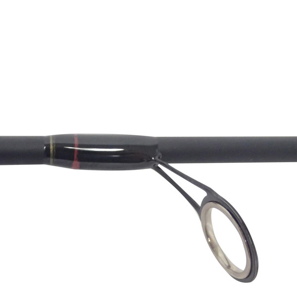 BnM Fishing SharpShooter SIX Spinning Rod close up of guide