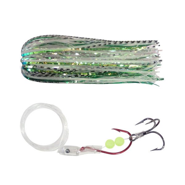 A-TOM-MIK Live Tournament Series Trolling Fly color Green Crinkle