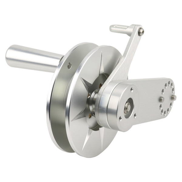Cisco Manual Planer Drive Reel angled view showing reel, clutch and knob