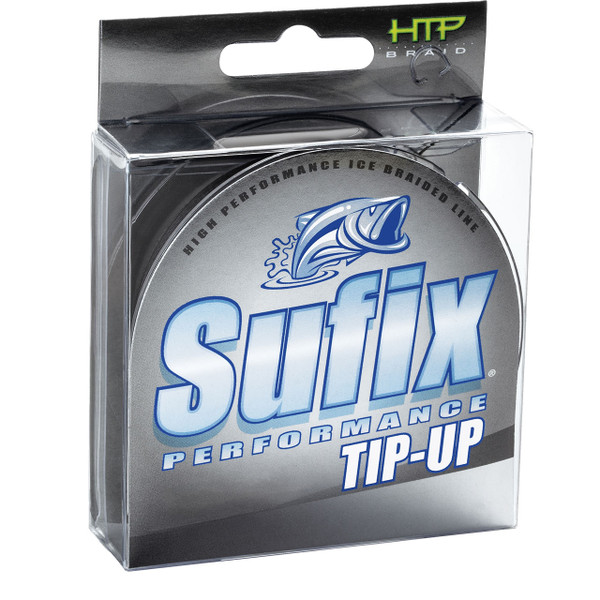 Sufix Performance Tip-Up Ice Braid in package