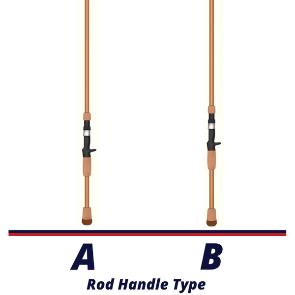 St. Croix Legend Glass Casting Rod handle chart