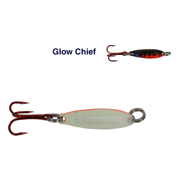 ACME Tackle Rattlemaster Kastmaster color Glow Chief