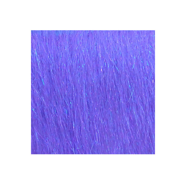 Hareline Dubbin Ice Dub Shimmer Fringe color UV Steelie Blue