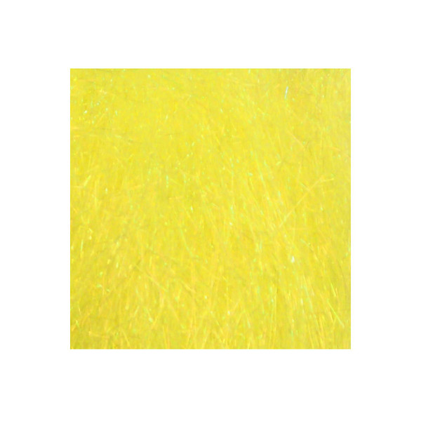 Hareline Dubbin Ice Dub Shimmer Fringe color Yellow