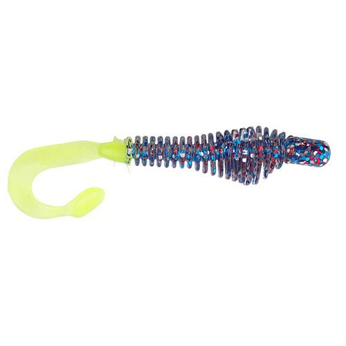 B Fish N Tackle AuthentX Moxi Ringie color Firecracker Chartreuse Tail