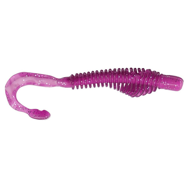 B Fish N Tackle AuthentX Moxi Ringie color Purple Glitter-White core