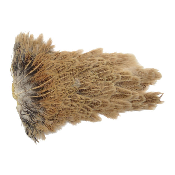 Wapsi Soft Hackle Hen Saddle Patch color Ginger