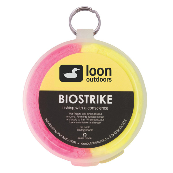 Loon Outdoors BioStrike in Pink-Yellow in packaging