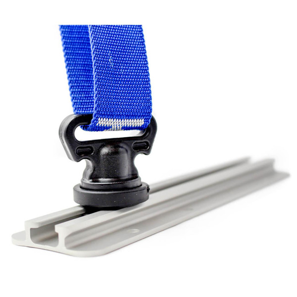 YakAttack Track Mount Vertical Tie Downs with straps color Black 