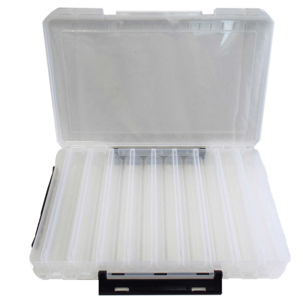 Amish Outfitters Double-Sided Crankbait Tackle Box image 18 compartment open