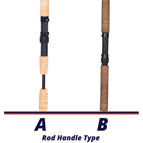 BnM Fishing Sam Heaton Super-Sensitive Rod handle comparison chart
