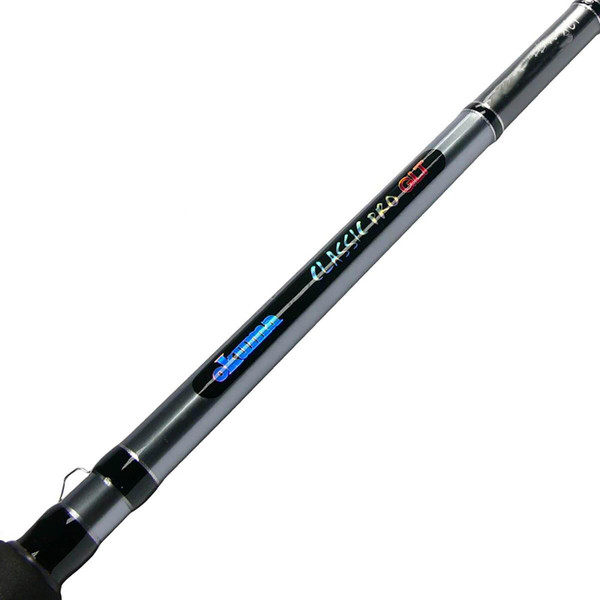Okuma Classic Pro GLT Trolling Rod with Okuma logo
