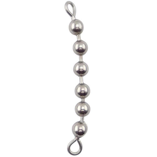 Bead Tackle Chain Swivels 6 Ball - 75lb.