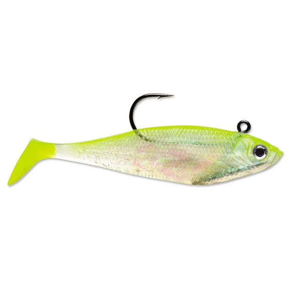 Storm WildEye Swim Shad color Shiner Chartreuse Silver